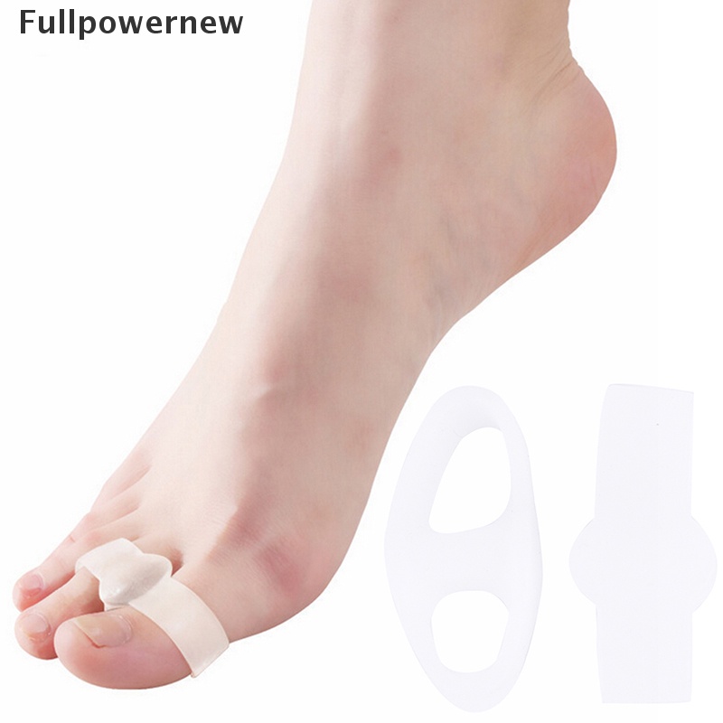 [FULL] 2pcs Silicone Gel Toe Straightener Separator Bunion Corrector Pain Relief