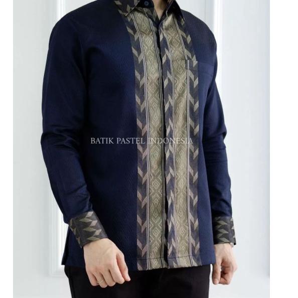 Siap Kirim.. kemeja tenun pria lengan panjang - kemeja tenun baron pria lengan panjang ethnic songke
