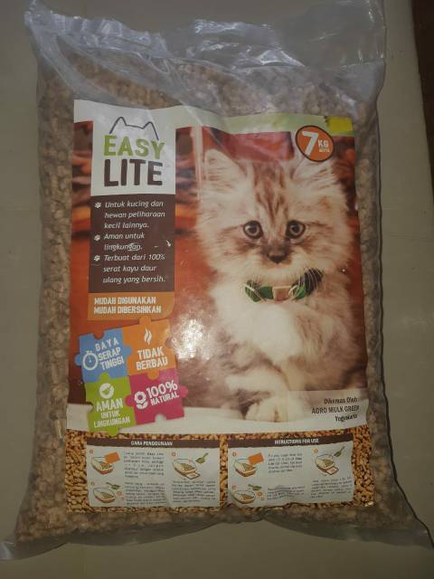 PASIR KUCING ORGANIK EASYLITE 7KG