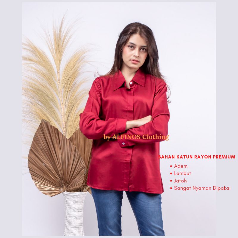 Kemeja | Kemeja Casual | Kemeja Casual Wanita | Kemeja Katun | Kemeja Katun Rayon | Kemeja Rayon