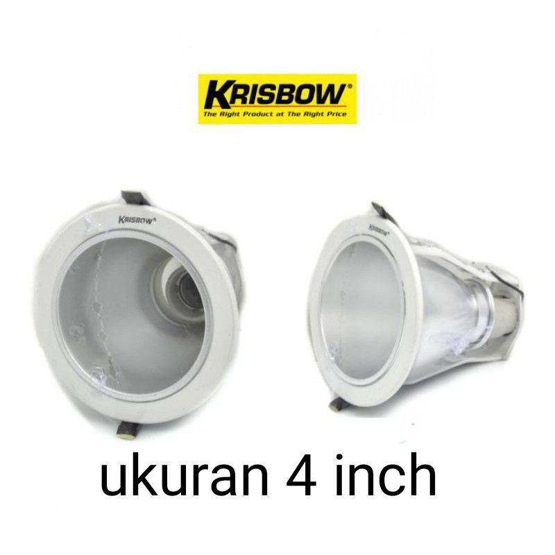 Jual Krisbow Housing Lampu Downlight - Dudukan Lampu Plafon - Dudukan ...