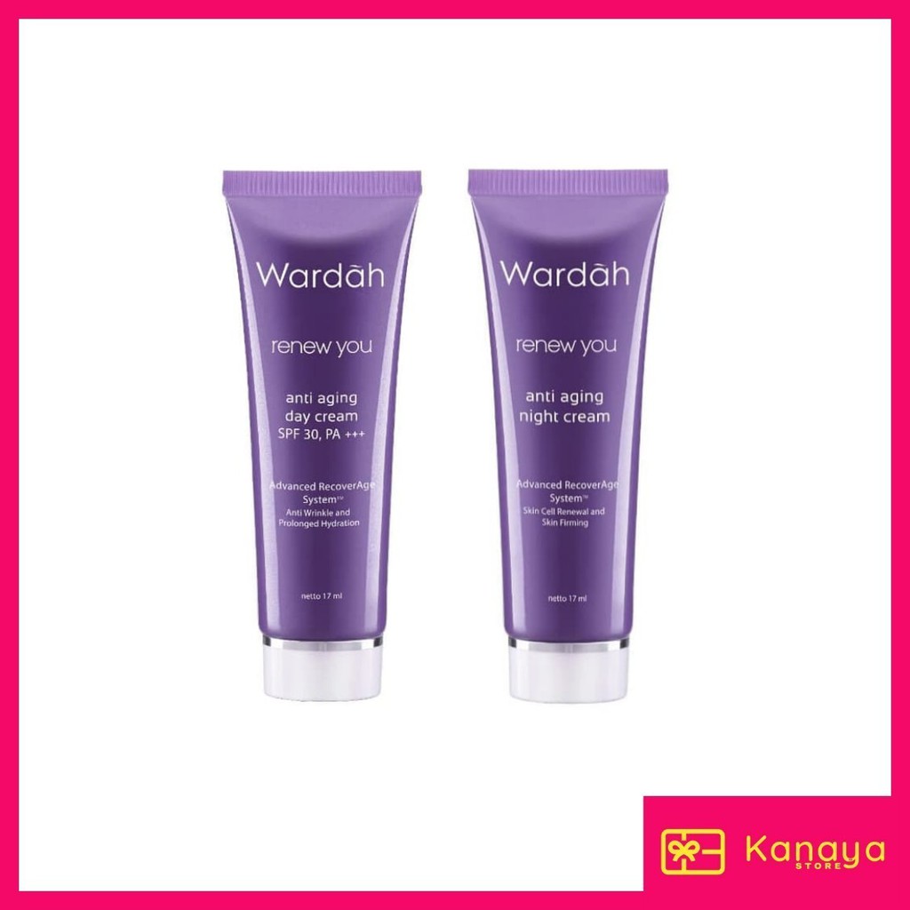 (BISA COD) Wardah Renew You Anti Aging Day Cream 17 ml (Ukuran Kecil)