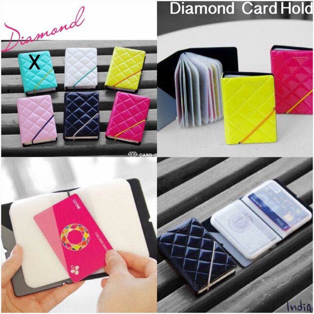 DIAMOND CARD HOLDER