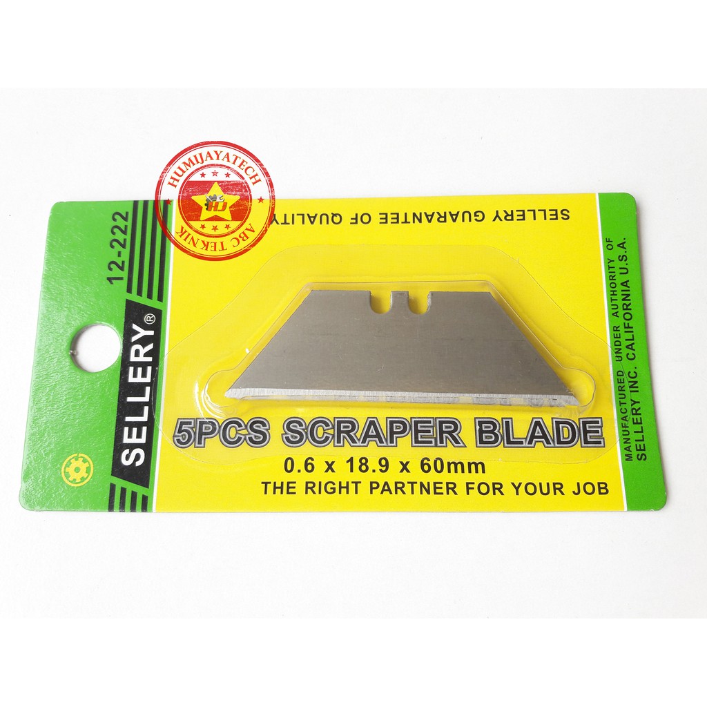 

Isi Pisau Cutter Scraper Sellery 12-22 / Mata Pisau Cutter Segitiga / Mata Pisau Scraper
