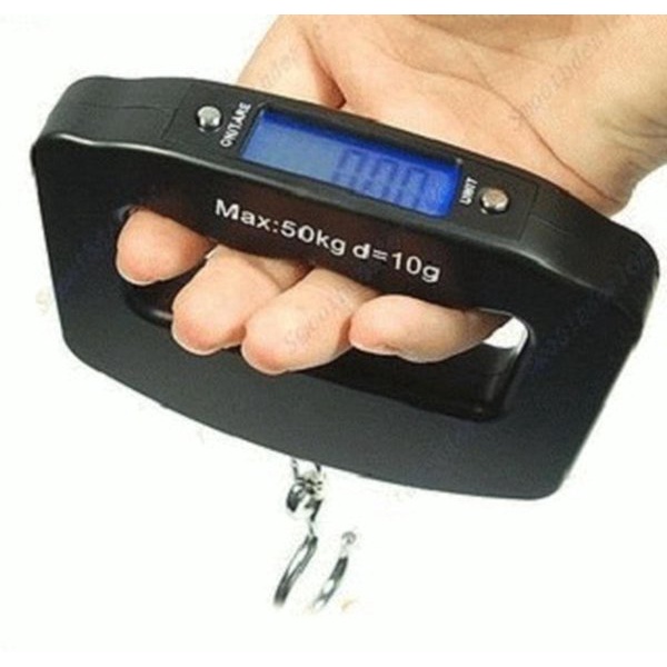 TIMBANGAN GANTUNG DIGITAL TAS KOPER MINI TRAVEL LUGGAGE SCALE 50KG PRAKTIS EKONOMIS VA233