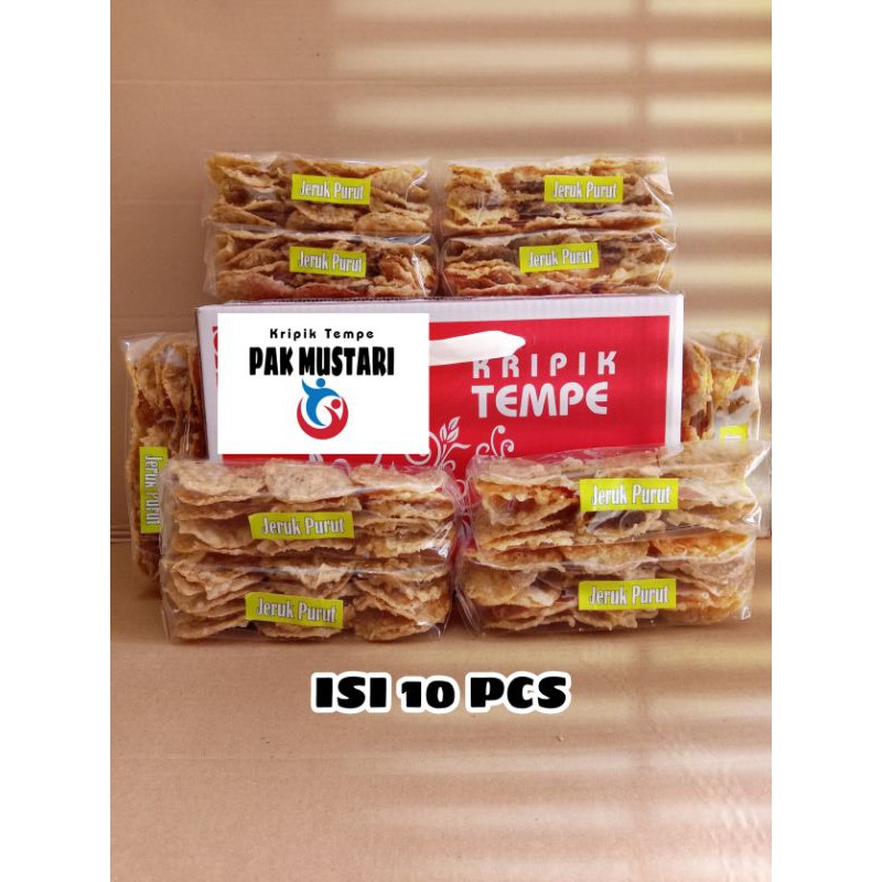 

Keripik Tempe Enak Rasa Daun Jeruk isi 10 pcs Uda Free Box kripik tempe Malang dan FreeBubblewarp/ Kripik Tempe Malang/Khas Malang asli ( isi 10 pcs).
