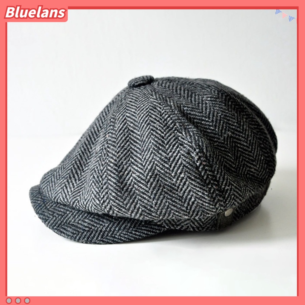 Bluelans Casual Gatsby Beret All Seasons Vintage Beret Sweat Absorption for Outdoor