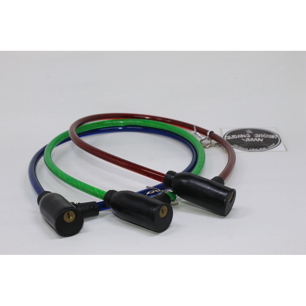 Tali Gembok Helm Gembok Sepeda  Tali Gembok Motor Plastik [SALE]off40%