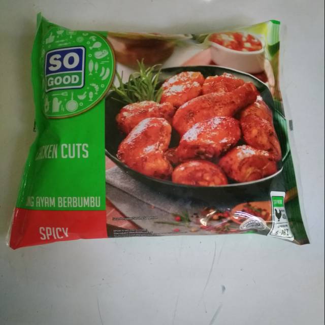 

So good spicy chicken cut 400gr