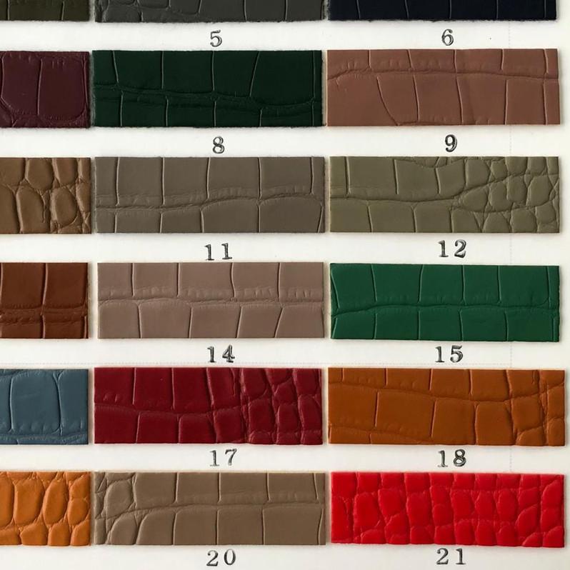 ← Kulit Sintetis / Kain Oscar (1.37m x 1m) - Croco / Motif Buaya ™