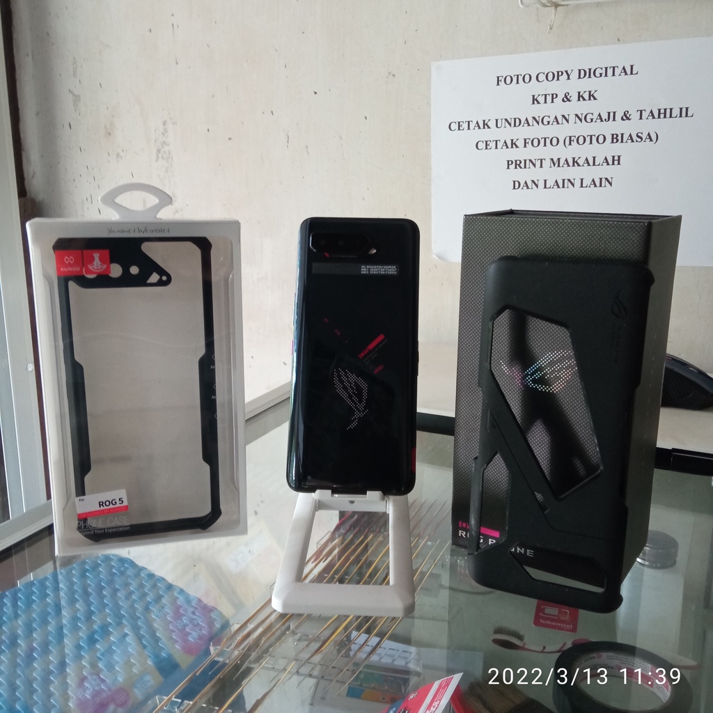 ASUS ROG PHONE 5 8/128 BEKAS MINUS MASIH GARANSI