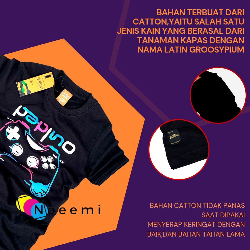 Baju Kaos Anak Laki Laki 1-12 Tahun Pakaian Distro Oblong Cowo Dan Perempuan