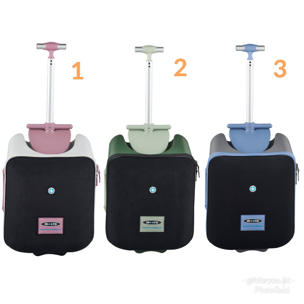Jual Micro Luggage Eazy Suitcase Trolley & Kids Buggy Combined Colour