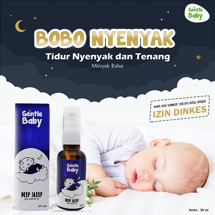 PERAWATAN BAYI BABY OIL MINYAK TELON GENTLE BABY DEEP SLEEP BAYI TIDUR PULAS DAN NYENYAK BB3