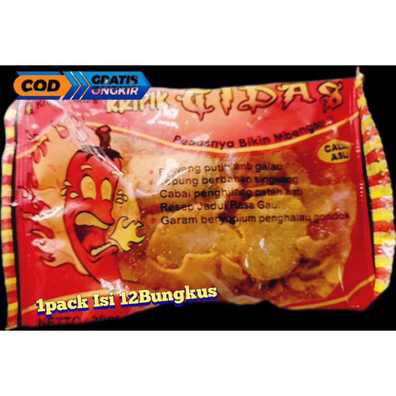 

Kripik Keripik Pedas Murah Cidas Lokal Daerah