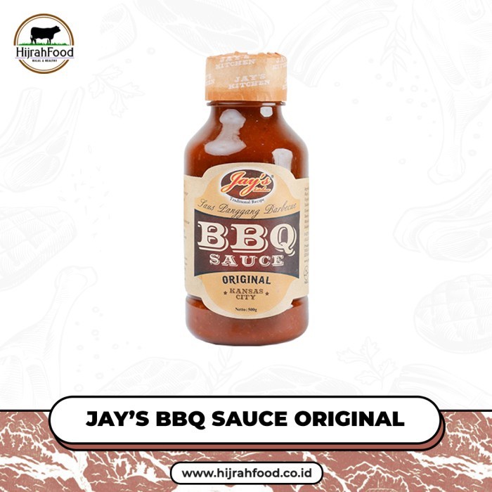 

Jay's Kitchen Barbeque Sauce Original / Saus Panggang BBQ (Qty 500 gr)