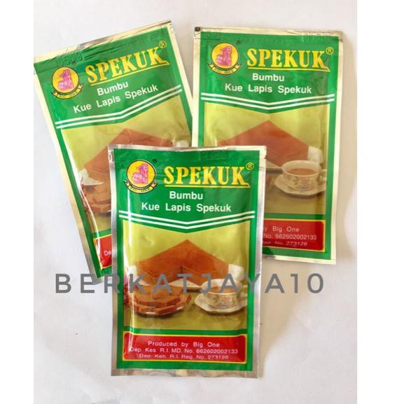 

Termurah SPEKUK bumbu kue lapis surabaya big one sachet 10 gram