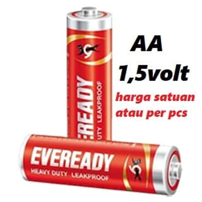 Jual Baterai Eveready AA A2 1,5V Heavy Duty Untuk Remote Jam Dinding