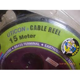 Uticon Cable Reel 15m 15meter 15 meter Bok Box Kabel rol roll