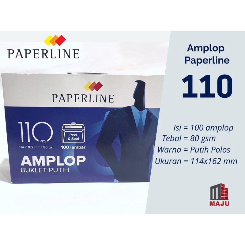 

Amplop 110 PPS Paperline Putih (11.4 x 16.2cm)