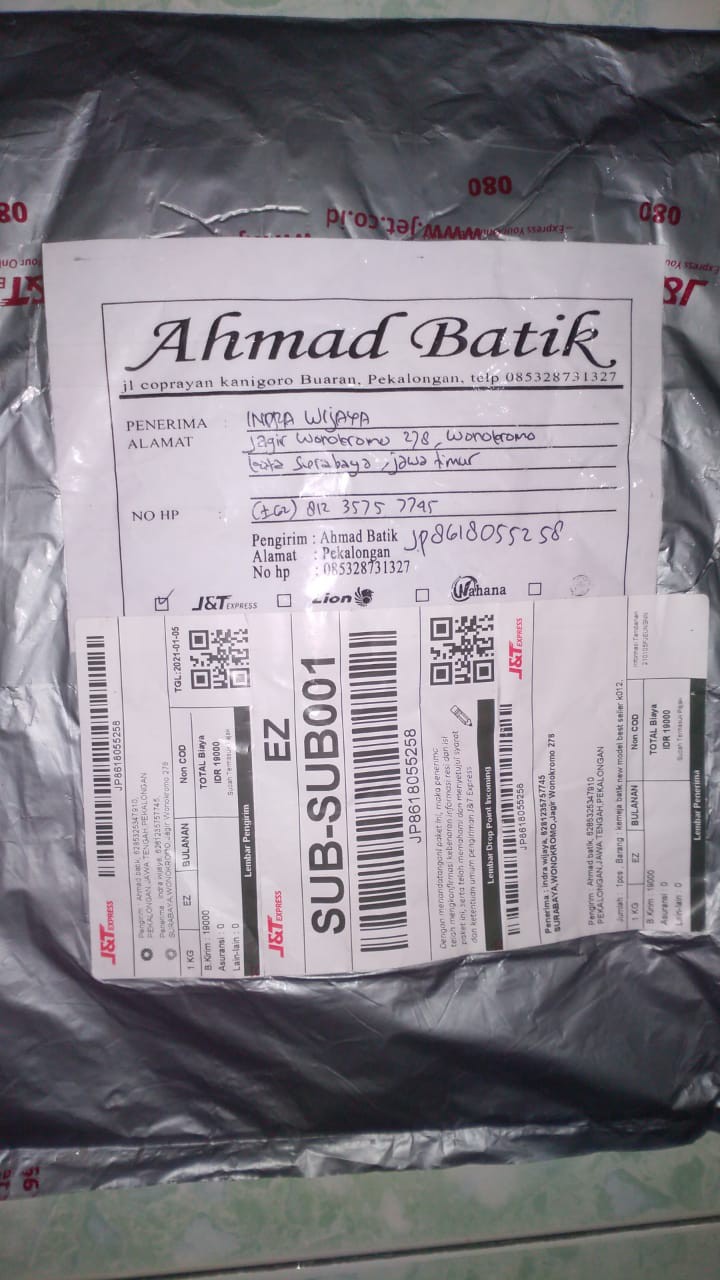 Kemeja Batik New Model Best Seller K012