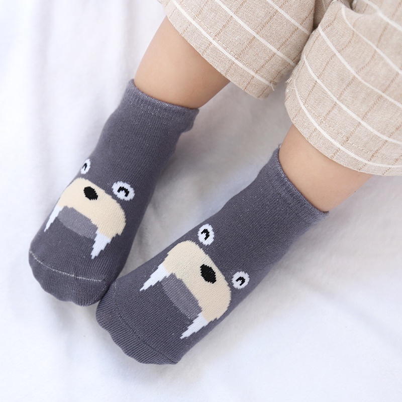 Kaus kaki bayi anti slip hewan lucu / Kaos kaki anak bayi / 3D Baby Socks / Kaos kaki bayi murah / Kaus kaki kartun bayi (B87-88)