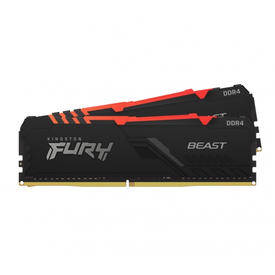 Kingston Fury Beast RGB 32GB (16GB x2) DDR4 3200Mhz KF432C16BB1AK2/32