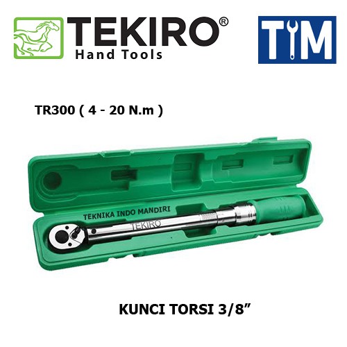 TEKIRO Kunci Torsi TR300 3/8&quot; 4 - 20 N.m / Kunci Momen TR300