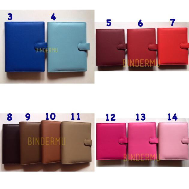 

Binder READY Polos A5 20ring B5 26ring Bahan Kulit Multiring