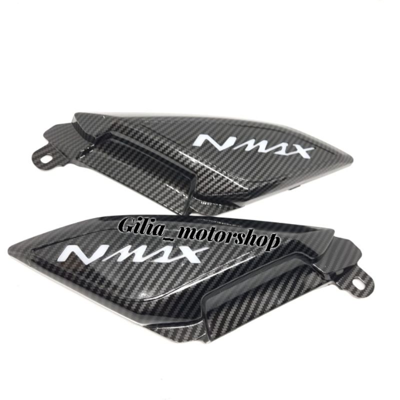 Cover Pijakan Body Nmax New Carbon Yamaha Nmax New 2020-2021 Tutup Pijakan Body Nmax Karbon ZoroFine