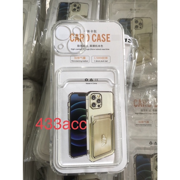 Wallet Case Iphone 14 plus 11 termurah 12 13 14 pro max 7 8 PLUS X XS MAX XR 11 12 13 MINI PRO PROMAX BENING Clear Case Card Holder Soft TPU IP053