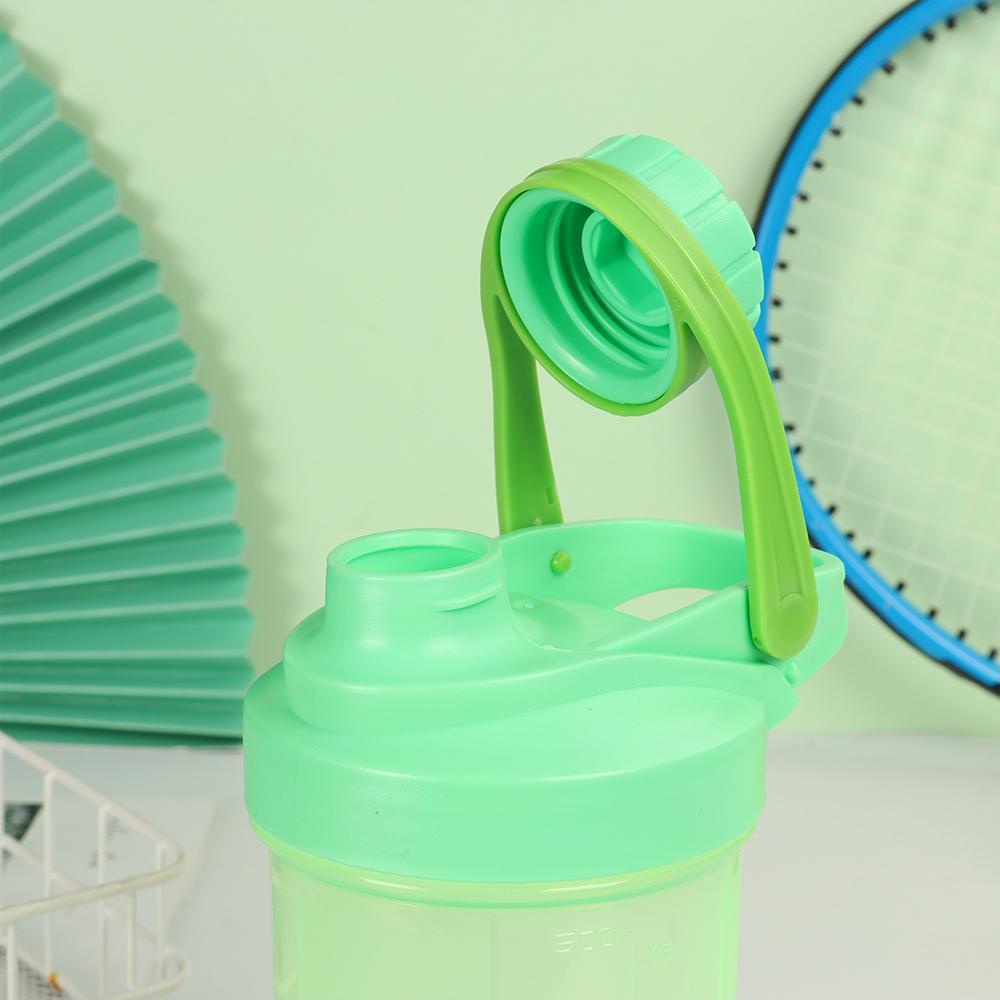 Populer Botol Shaker Nutrisi 500ml Outdoor Portable Dengan Kawat Whisk Ball Botol Minum