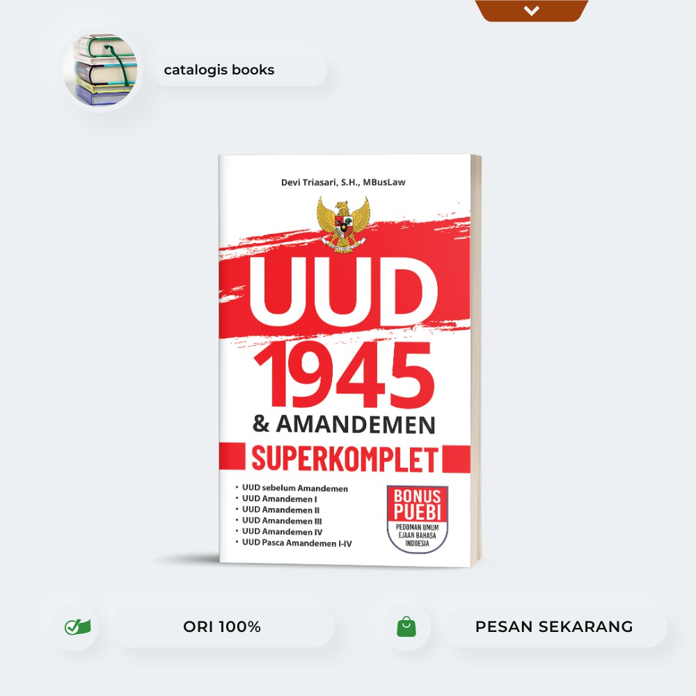 Jual Buku Uud 1945 & Amandemen Superkomplet | Shopee Indonesia