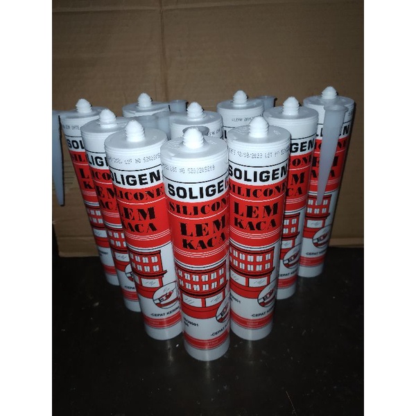 Sealent soligen lem kaca  acid atau asam 310mm