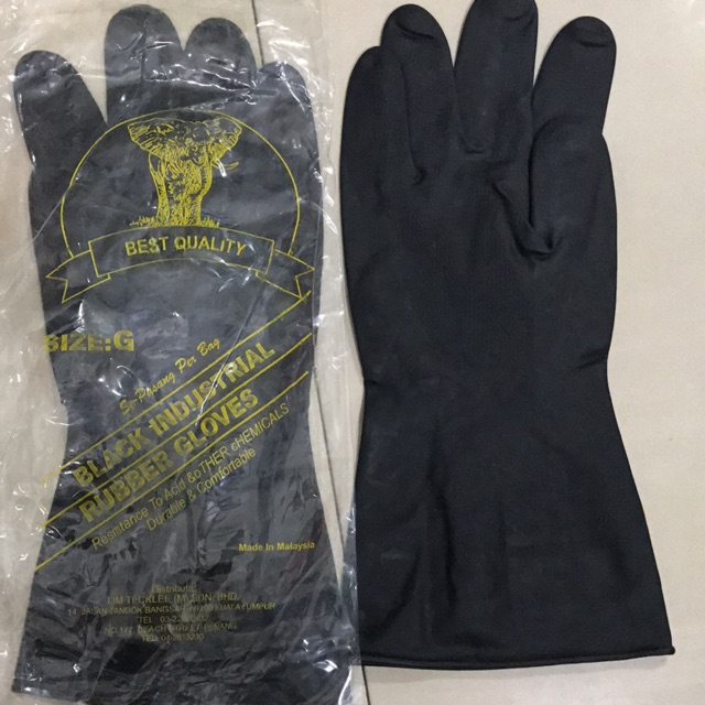Sarung tangan karet cap Gajah