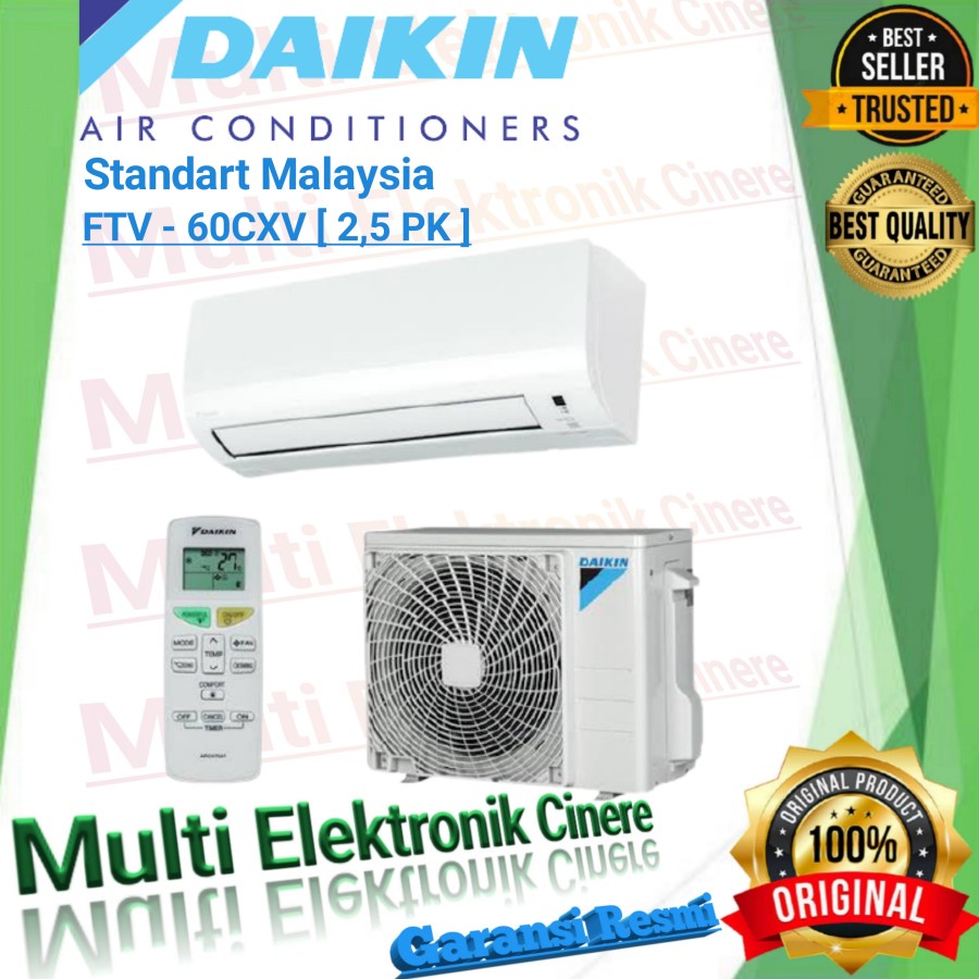 AC Daikin 2,5 PK Standart Malaysia FTV60 CXV
