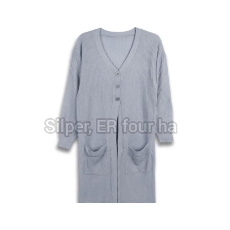 Cardigan Long Kancing 3 L Cardigan Rajut L Sweater Rajut L Pakaian Rajut Wanita L Rajut Keren Murah