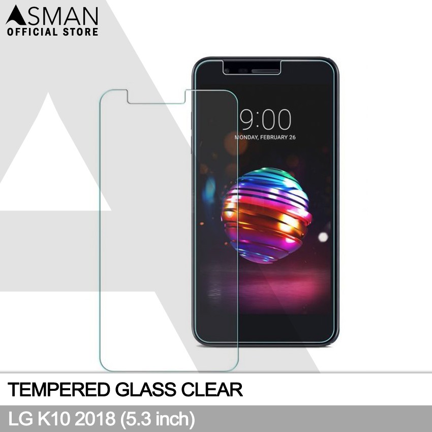 Tempered Glass LG K10 (2018) | Anti Gores Pelindung Layar Kaca - Bening