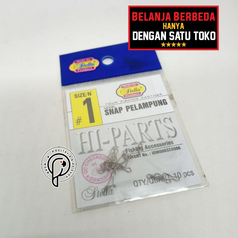 SNAP PELAMPUNG PENITI PELAMPUNG STAINLESS STELL PENITI PANCING