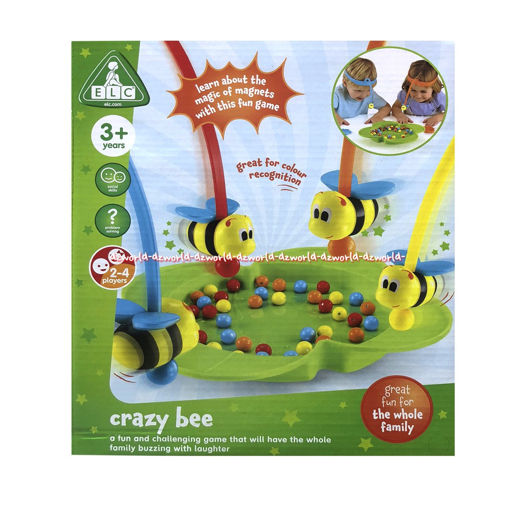 ELC Grazy Bee Learn About The Magic Of Magnet Permainan Susun Magnet Untuk Anak