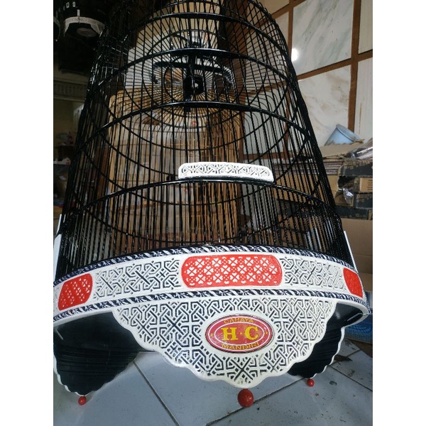 sangkar murai batu full akrilik / kandang murai batu /sangkar burung / sangkar ukir /sangkar burung 