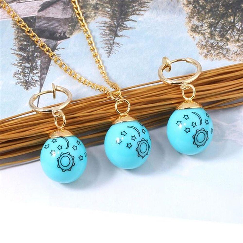 Anting Anime Agustina Wanita Gadis Perhiasan Aksesoris Elizabeth Moon Liones Anime Cosplay Props