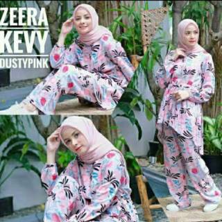 Setelan celana  Zeera kevy katun  rayon  ori Shopee Indonesia