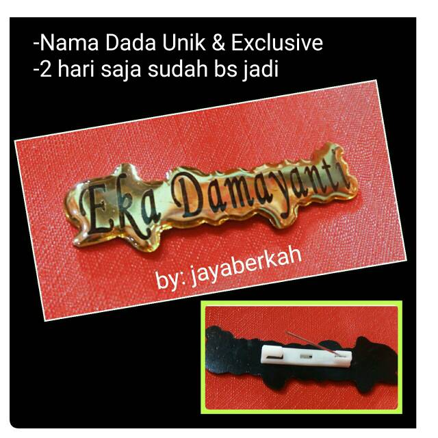 

Name tag unik exlusive
