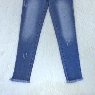  Celana  Jeans  Anak Perempuan Pingang Karet Cakar Kaki Rawis  