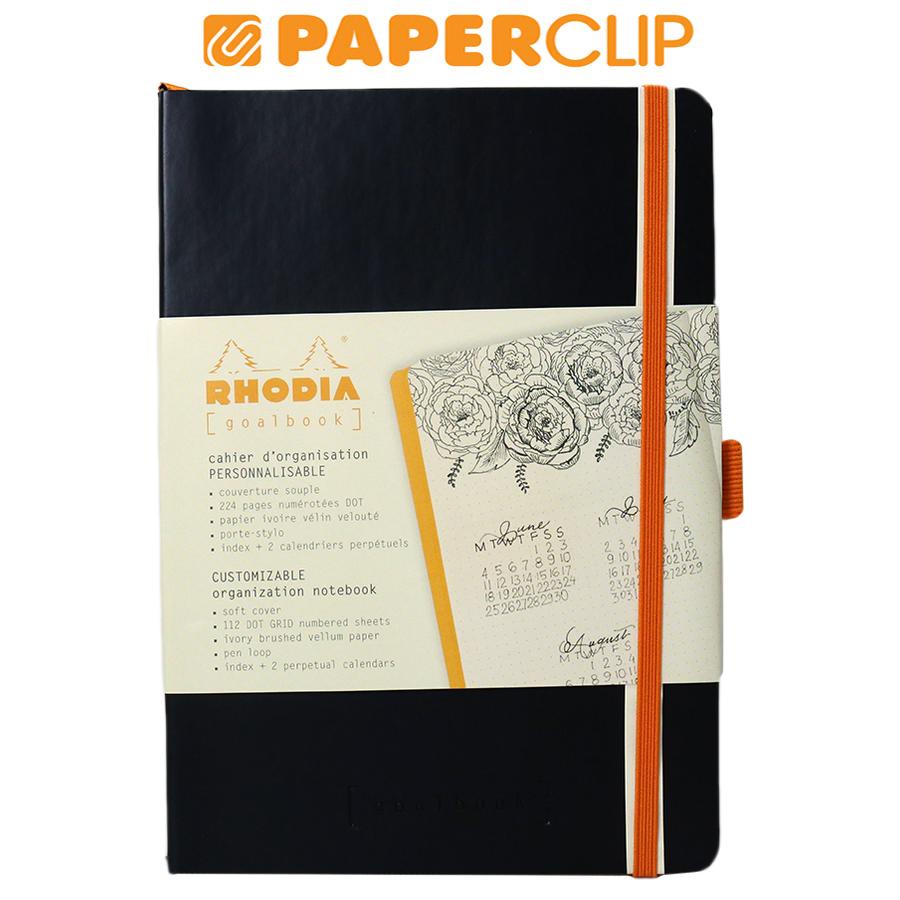 

NOTEBOOK RHODIA GOALBOOK 117742C IVO.A5 BLACK