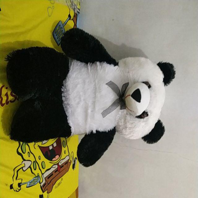  Boneka  beruang panda  teddybear jumbo T80CM Shopee 