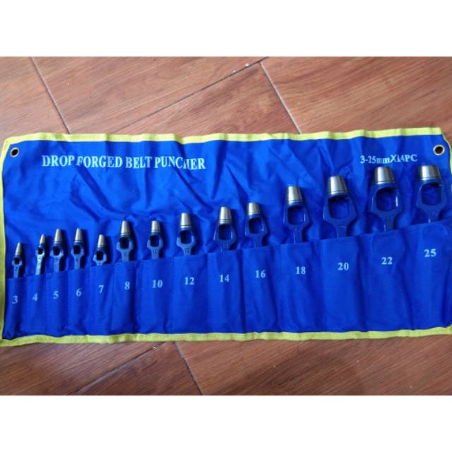 

Alat Pembolong Plat plong Set Hollow Punch Set 14 Pcs
