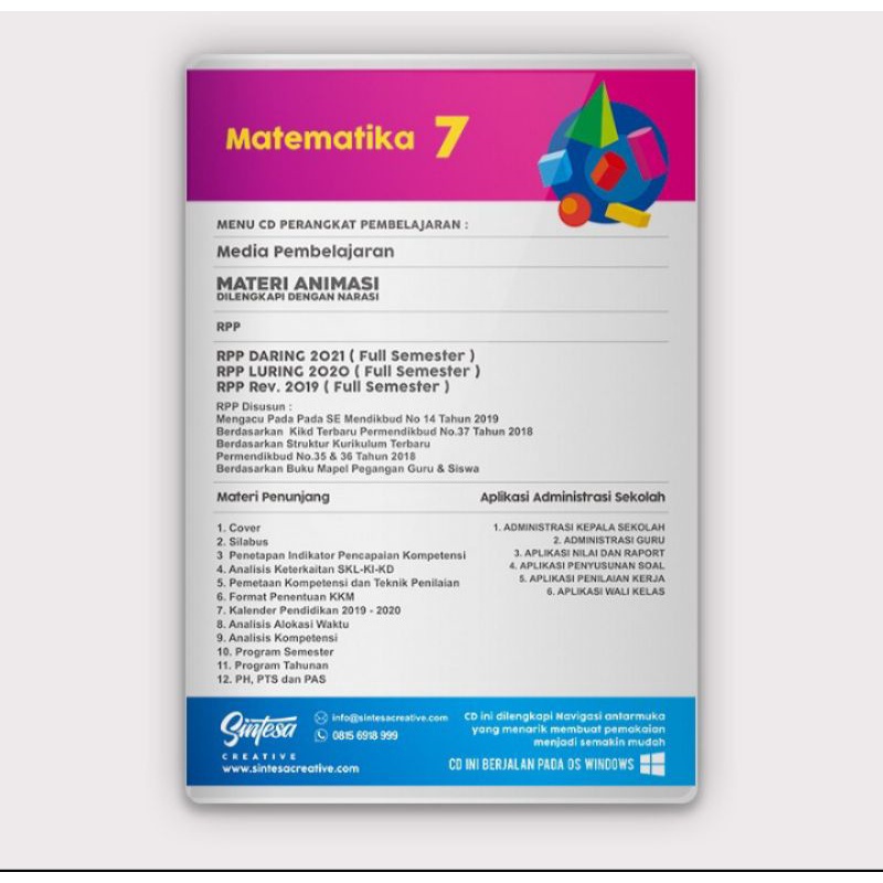 

CD RPP K13 1 LEMBAR | DARING DAN LURING | TINGKAT SMP/MTS | FULL 2 SEMESTER