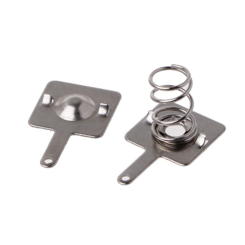 CRE  50 Pairs Metal Battery Spring Plate Set for AA AAA Positive Negative Contact